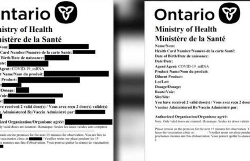 آیا از کارت‌های جعلی واکسیناسیون برای ورود به کانادا استفاده می‌شود؟