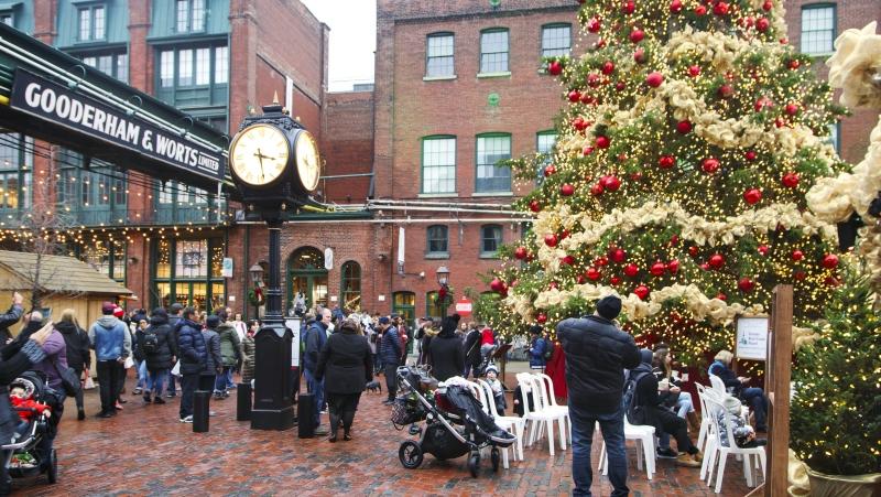  بازگشایی بازارچه کریسمس دیستیلری مارکت تورنتو بعد از دو سال وقفه