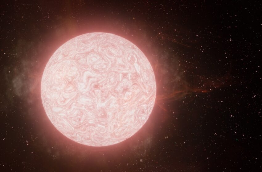  دانشمندان برای اولین بار انفجار ستاره در حال مرگ را تماشا کردند