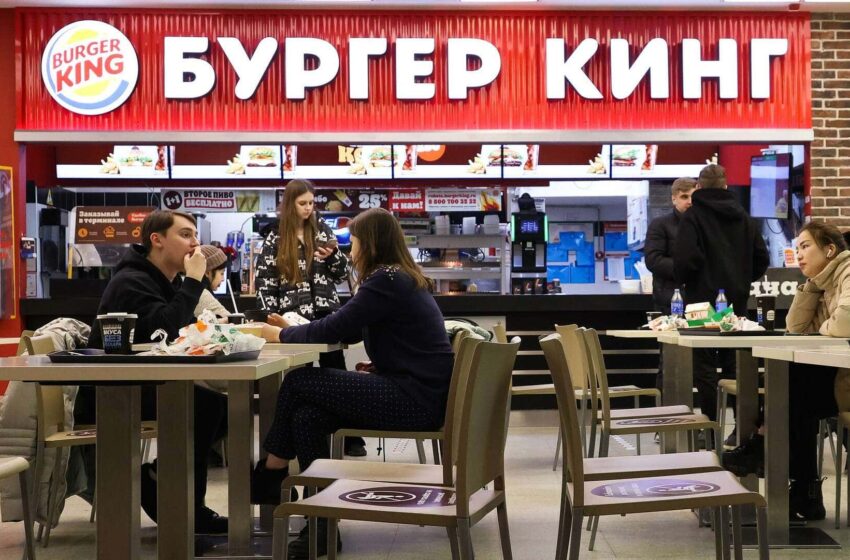  فرنچایز برگر کینگ از بستن ۸۰۰ رستوران روسی خودداری کرد