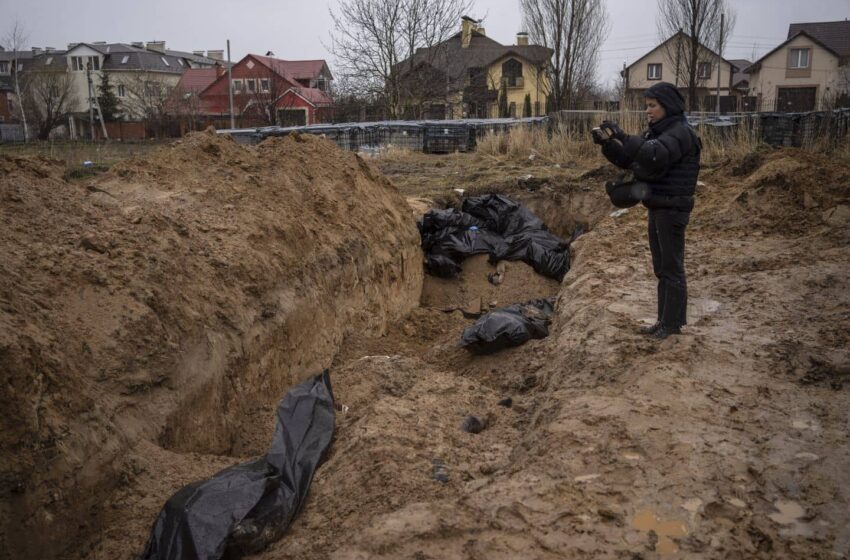  اجساد ۴۱۰ غیرنظامی در نزدیکی کیف پیدا شد