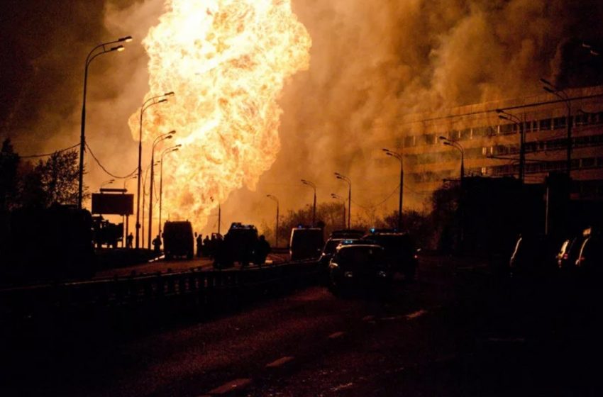  پس از دیدار دبیرکل سازمان ملل با زلنسکی، انفجارهای مهیبی کیف را لرزاند
