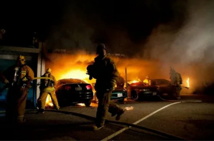 مقامات واحد آتش سوزی