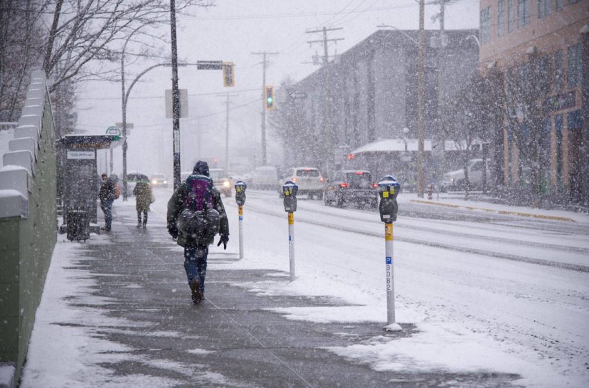 هشدار برف در بریتیش کلمبیا